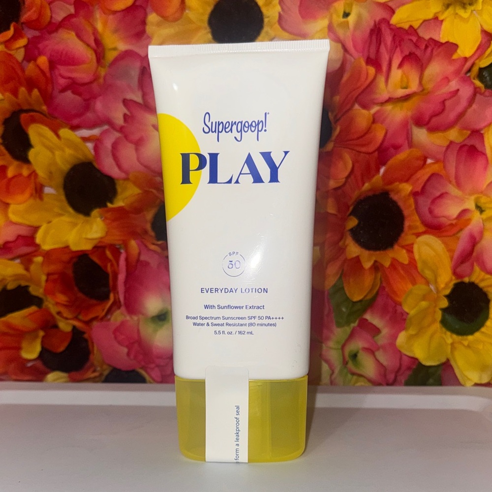 Supergoop! PLAY Everyday Lotion SPF 50 - White and Yellow Tube